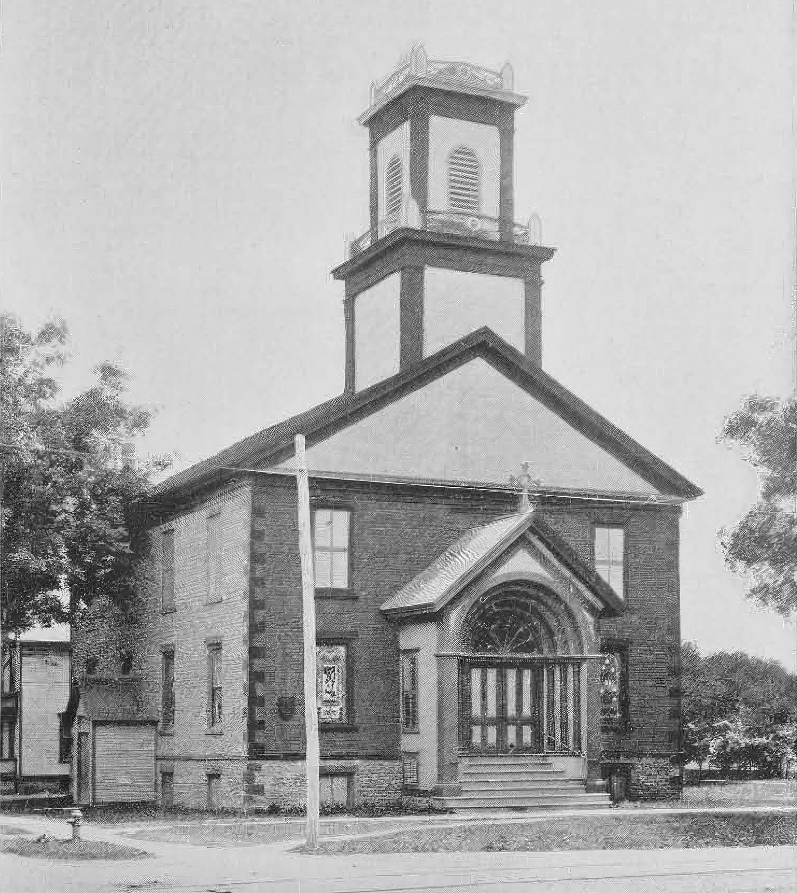 Cobblestone Church 1900
